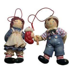 Raggedy Ann & Andy Christmas  Ornaments
